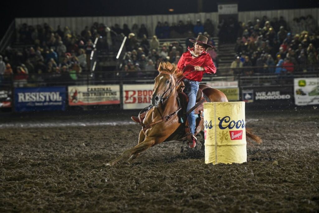 Livingston Rodeo Barrel Racer