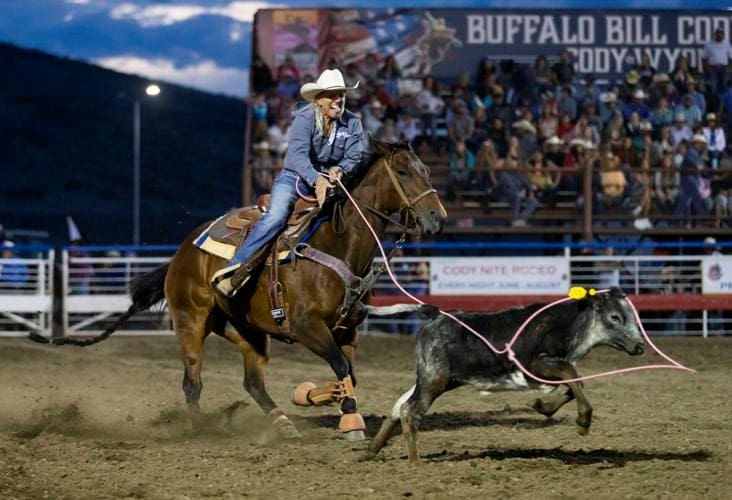 Cody Nite Rodeo break away roping