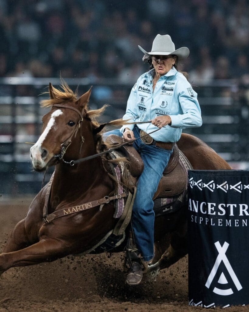 Barrel racer Lisa Lockhart