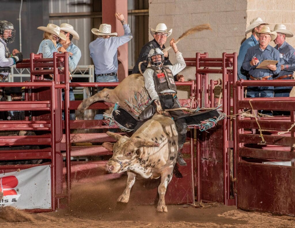 Bull rider in the area