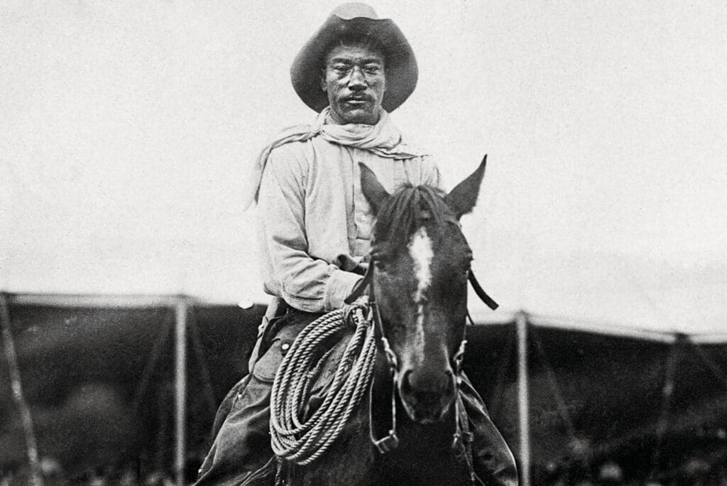 Legendary cowboy William Bill Pickett