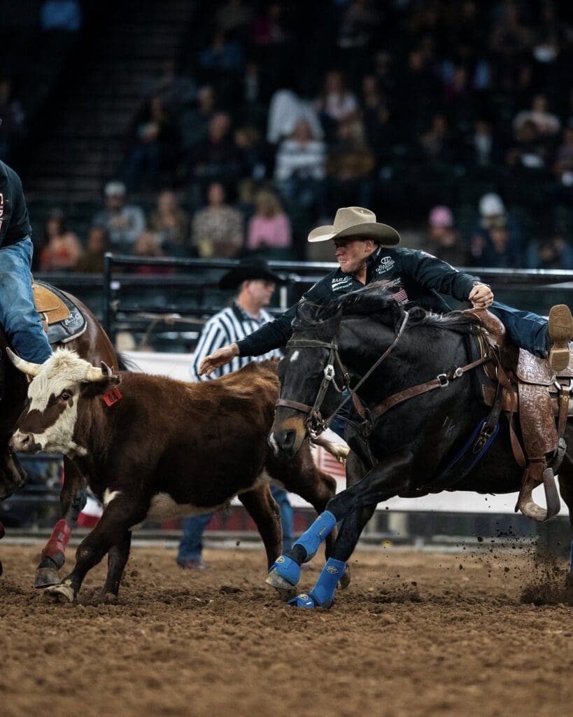 Steer wrestler Dakota Eldridge