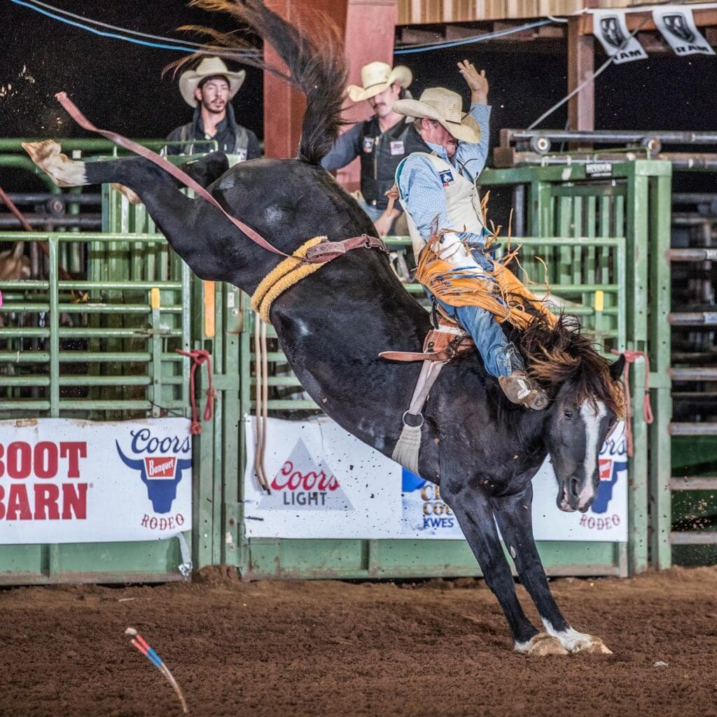Bareback rider Jacob Lees