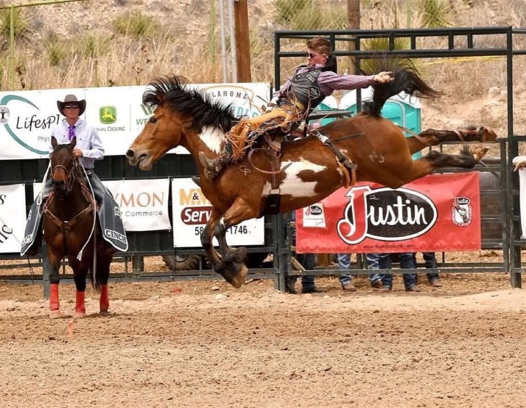 Bareback rider Jacob Lees