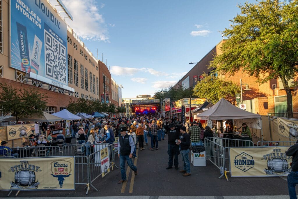 View of the Hondo Street Festival