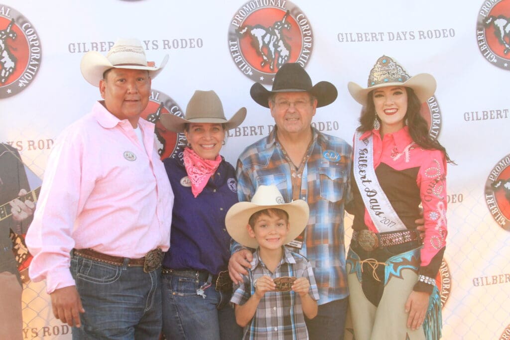 CLN team members at the 2017 GIlbert Days Rodeo