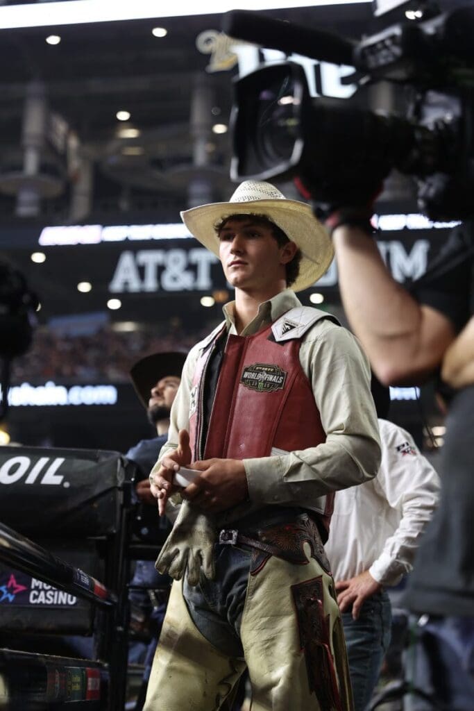 Bull rider Hudson Bolton