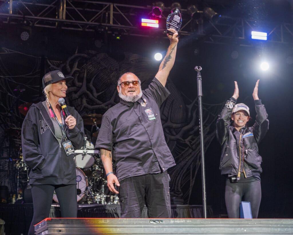 Award ceremony at Arizona Bike Week