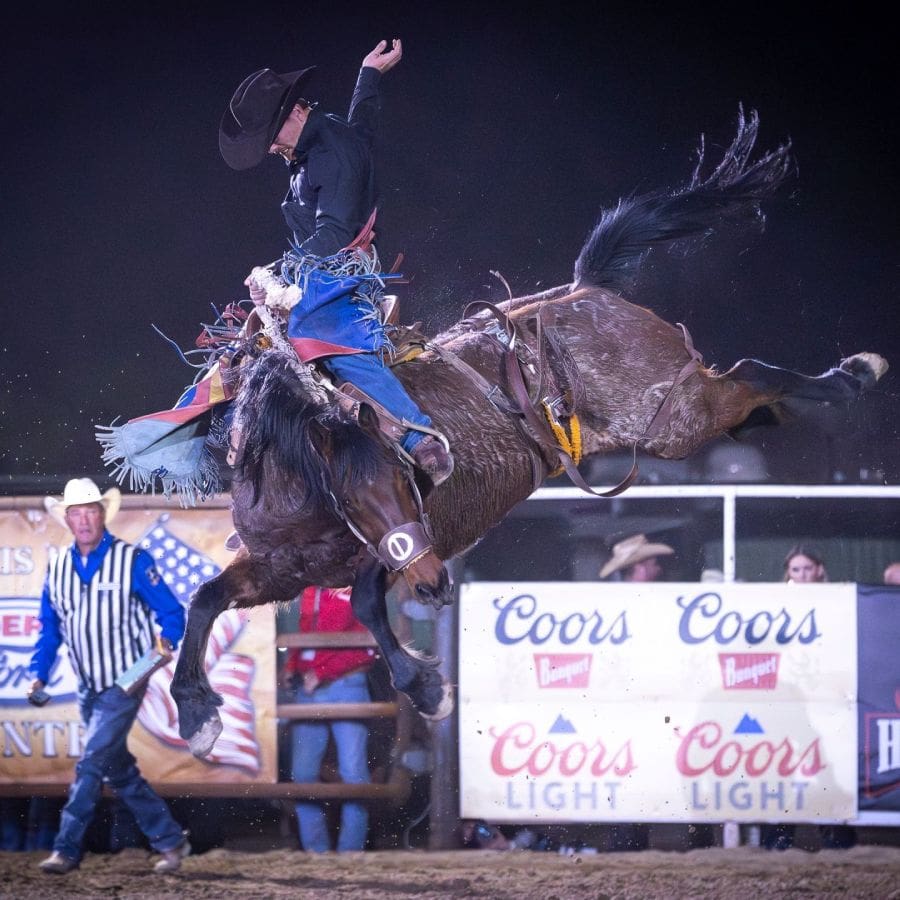 Bronc Riding. Photo by Cave Creek Rodeo