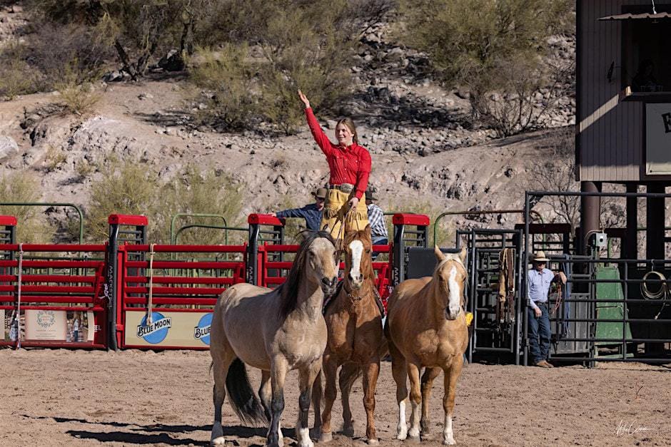 Gold Rush Days trick rider