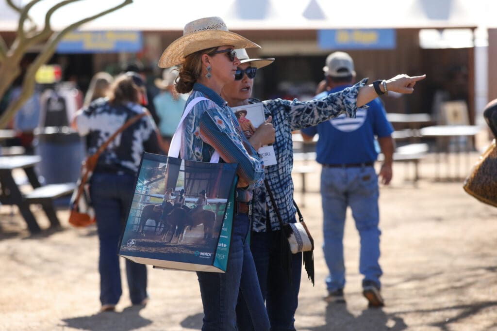Shoppers at Art of the Cowgirl