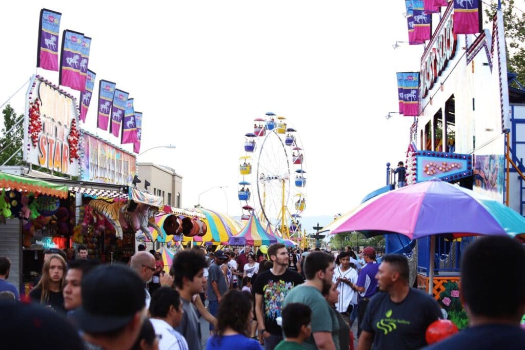 Lost Dutchman Days Carnival photo including a Ferris wheel and carnival games