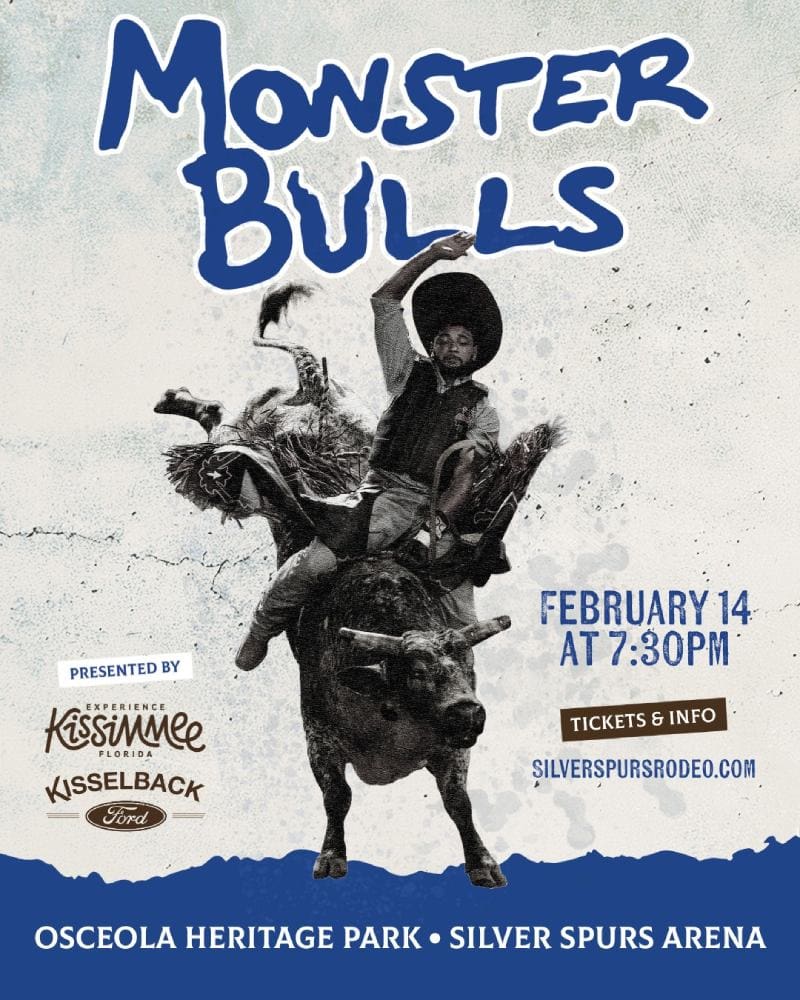 Monster Bulls Flyer-Silver Spurs Rodeo
