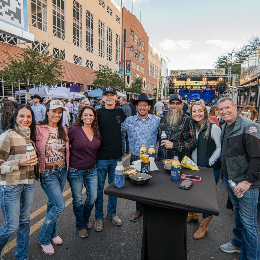 Fans smiling at The Hondo Rodeo Fest