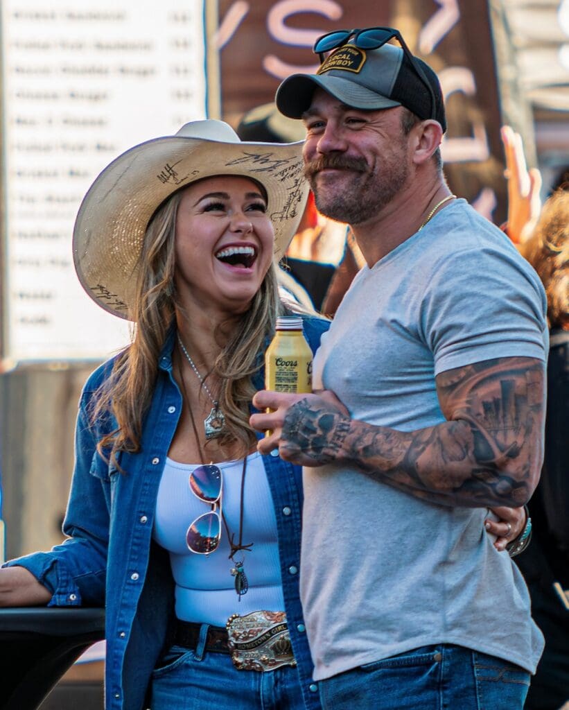 Fans smiling at The Hondo Rodeo Fest