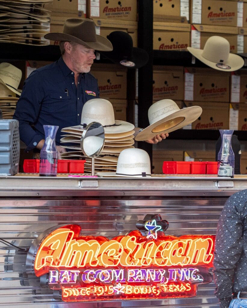 American Hat Company vendor at The Hondo Rodeo Fest
