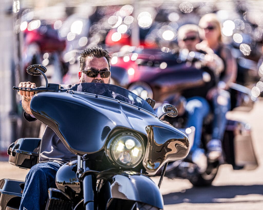 Motorcycle Rider at Arizona Bike Week