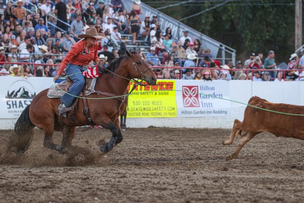 Breakaway Roper at Redding Rodeo