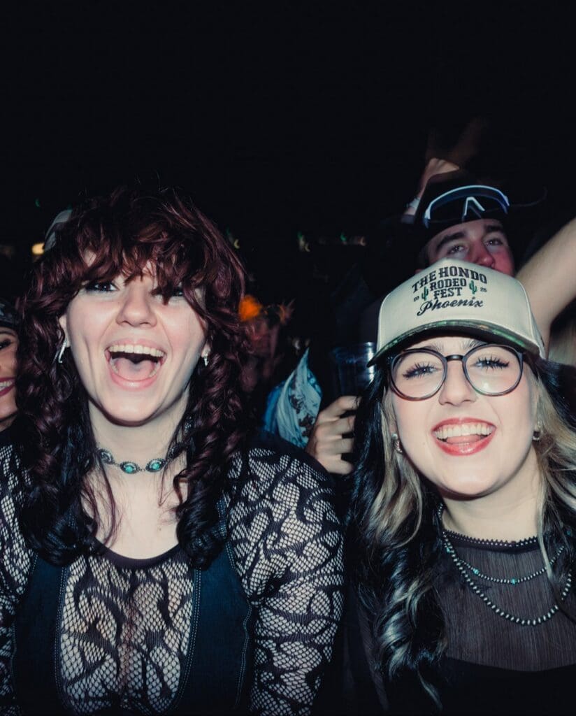 Hondo Rodeo Fest Fans smiling for photo
