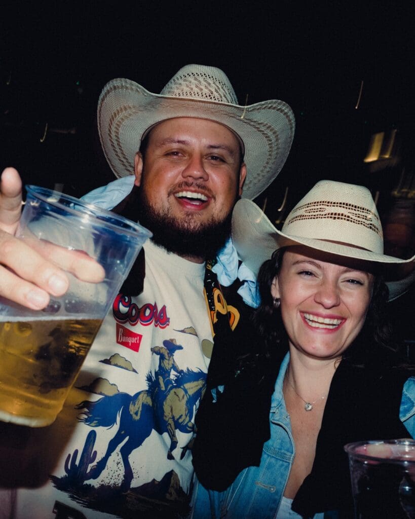 Hondo Rodeo Fest Fans smiling for photo