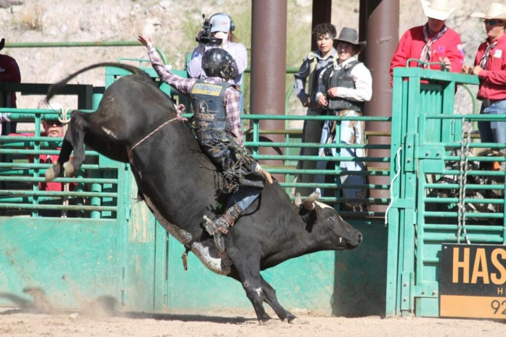 Bull riding at Legends of the West