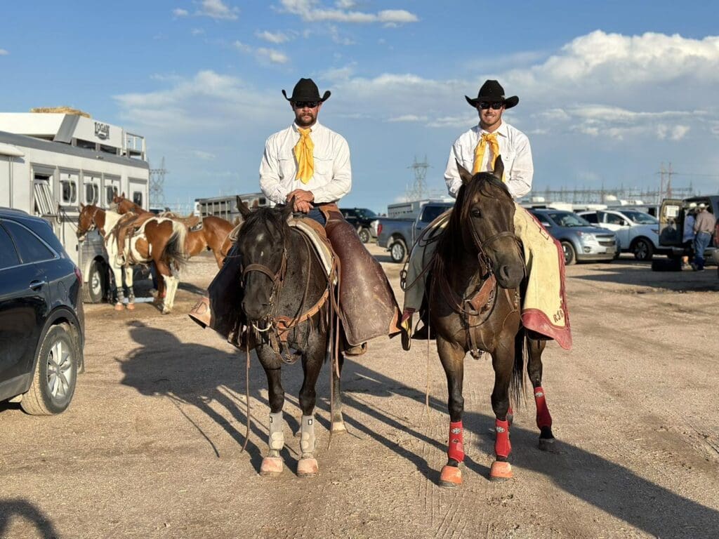 Pickup Men at the Hell on Wheels Rodeo