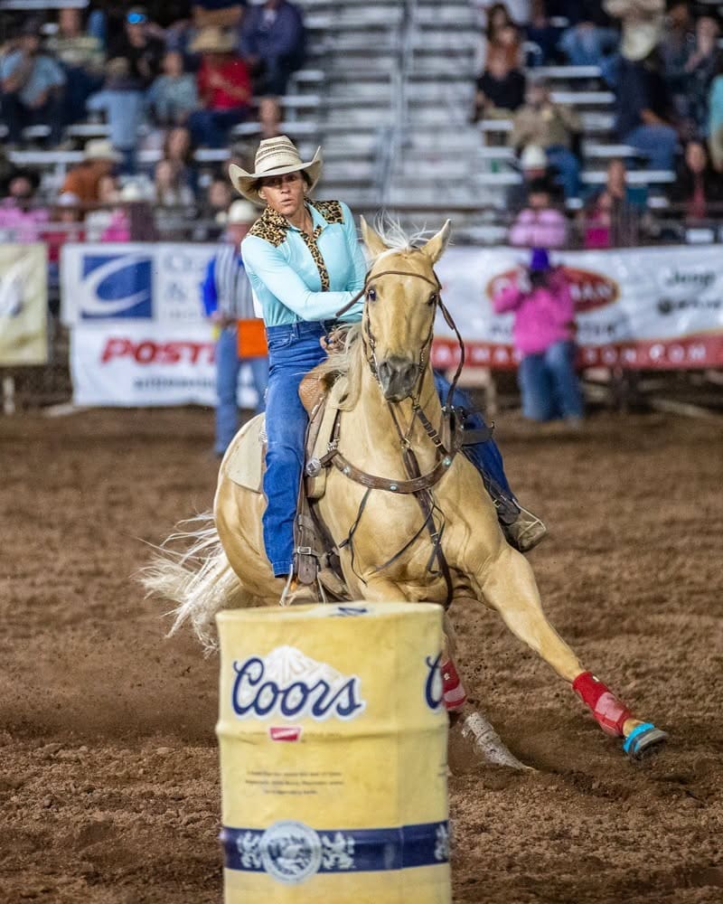Barrel Racer in the arena