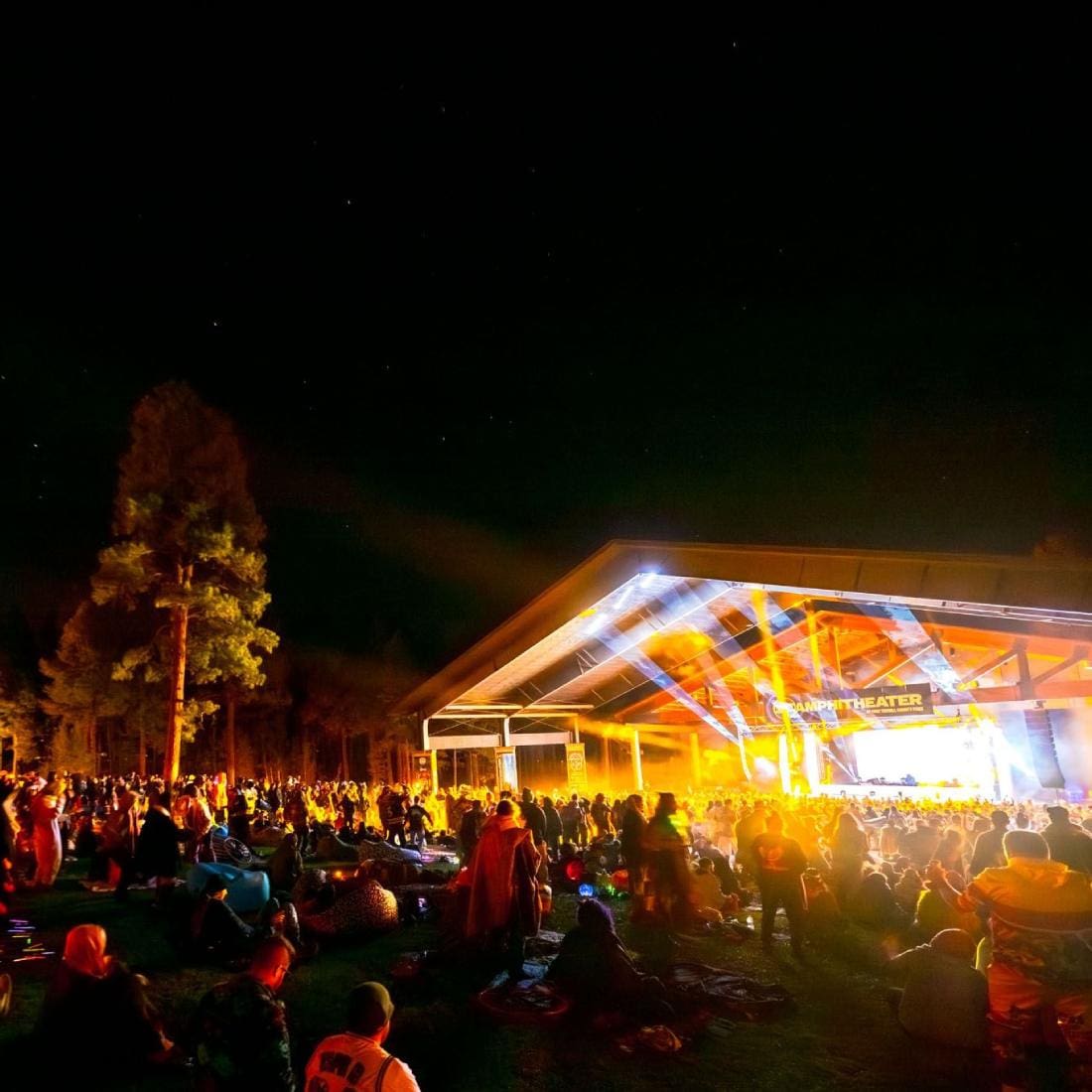 Night time at Pepsi Amp