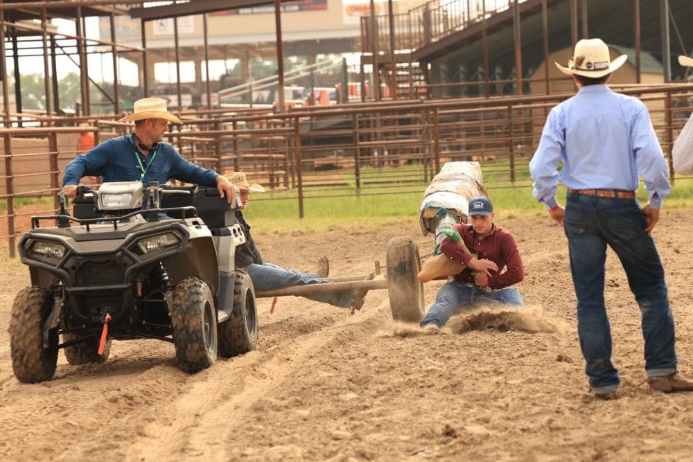 Rodeo camp learning skills