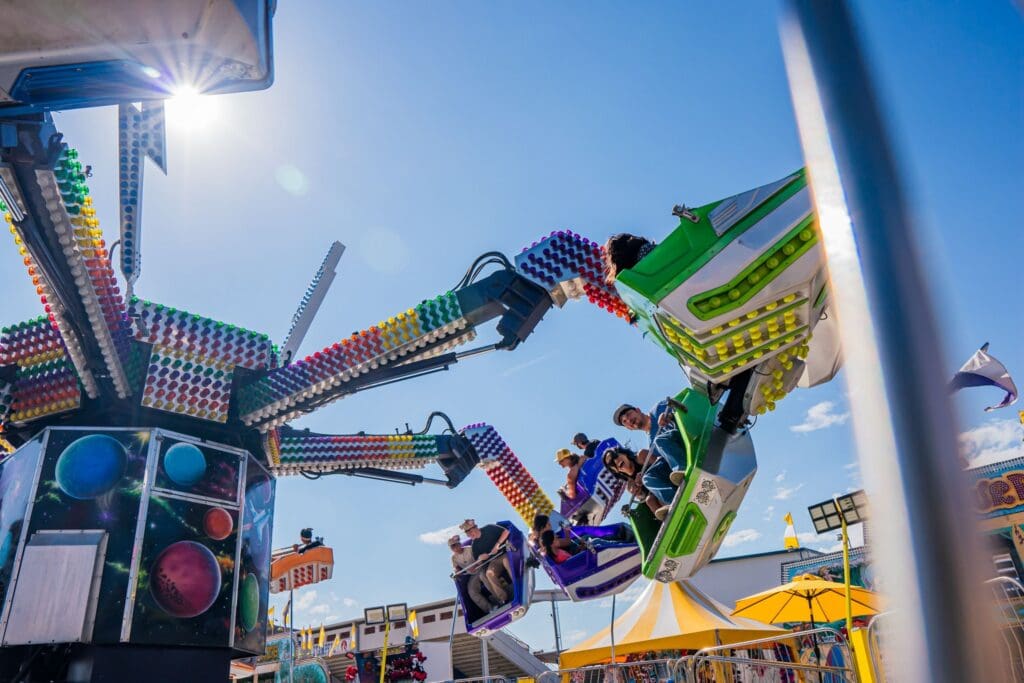 Carnival ride at the Greeley Stampede