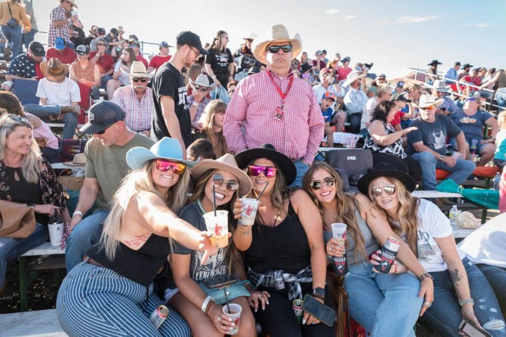 Idaho Eagle Rodeo Fans. Photo credit: Kelly Herbert