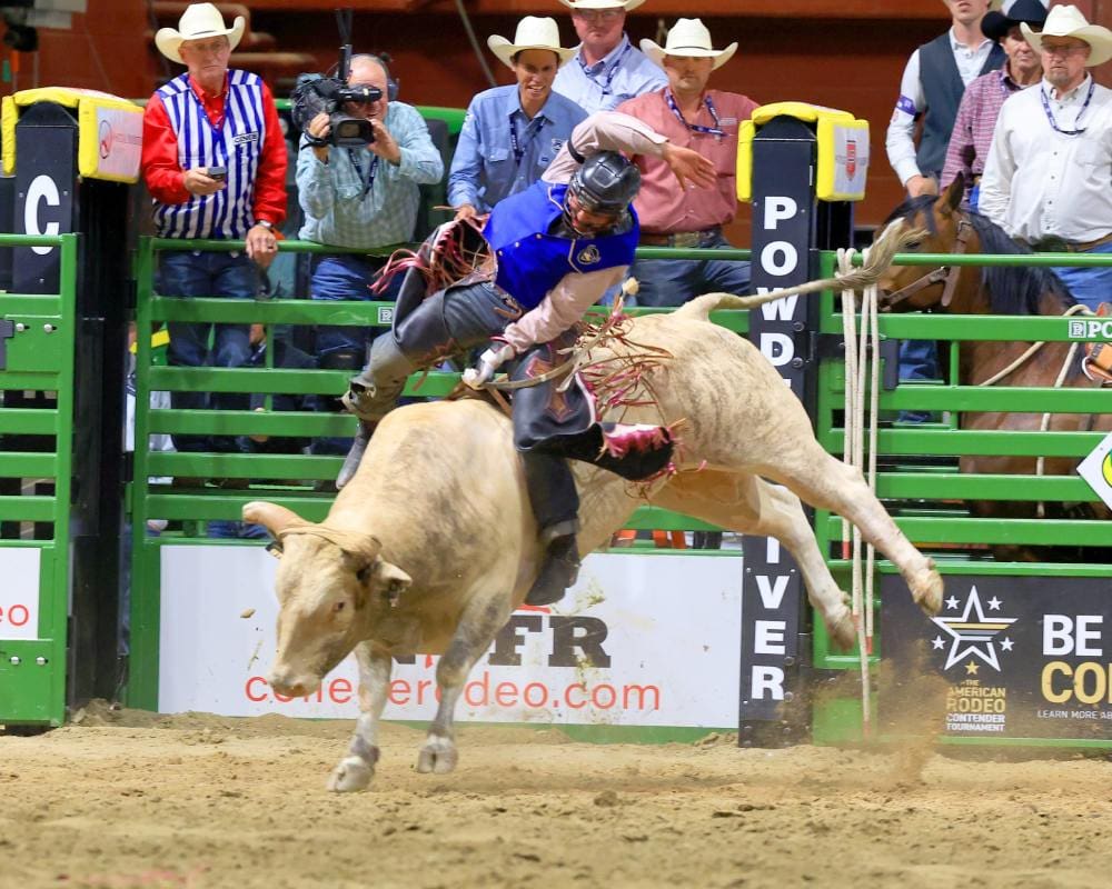 Bull ride at CNFR