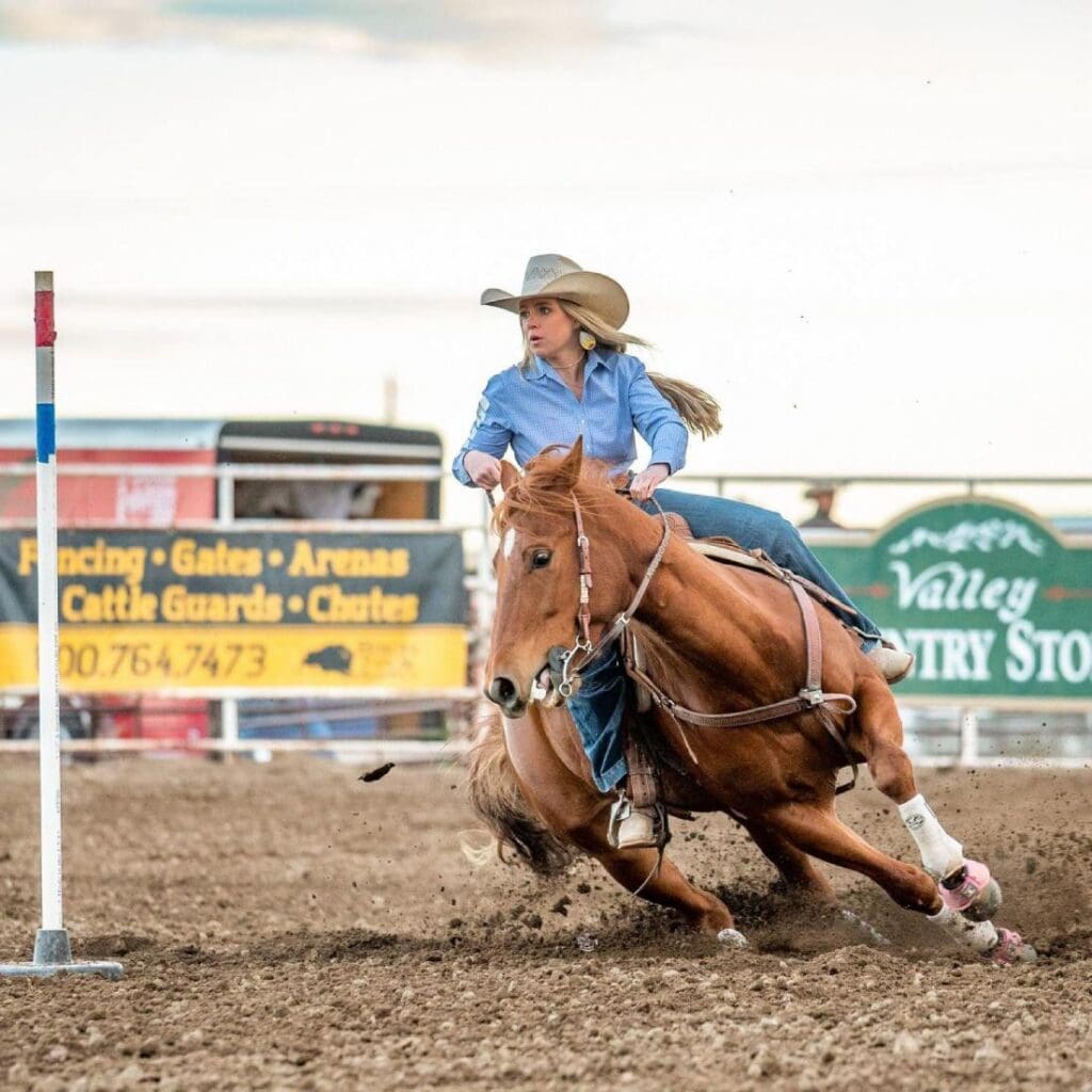 Pole bending. photo from Utah High School Finals Rodeo FB