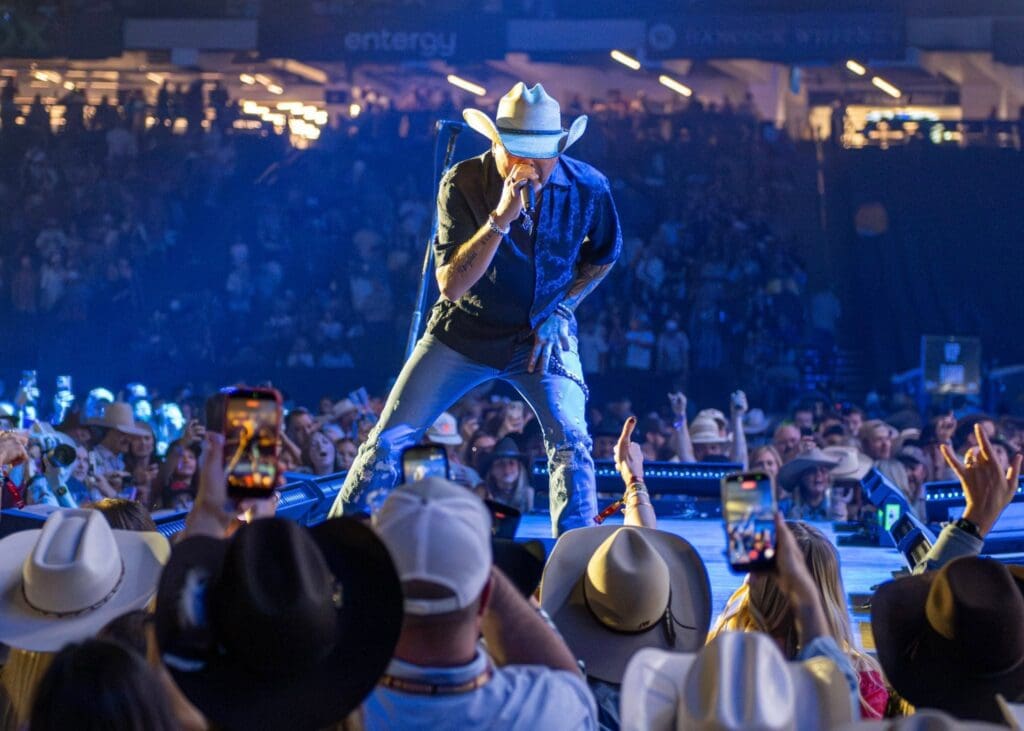 Musician performing at Hondo Rodeo Fest