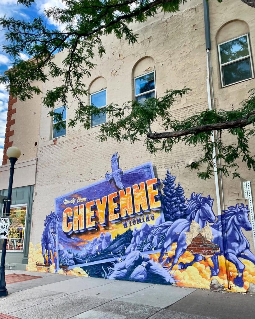 Cheyenne mural