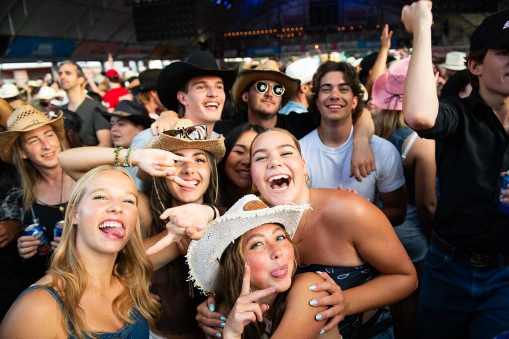 Fans at the Calgary Stampede