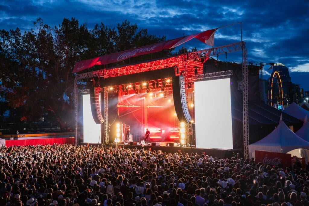 Stage view at the Calgary Stampede