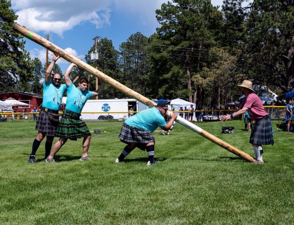 Competitors at the Cheyenne Celtic Games