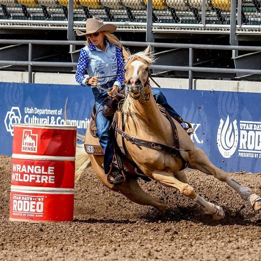 Barrel race. Utah Days of 47 photo