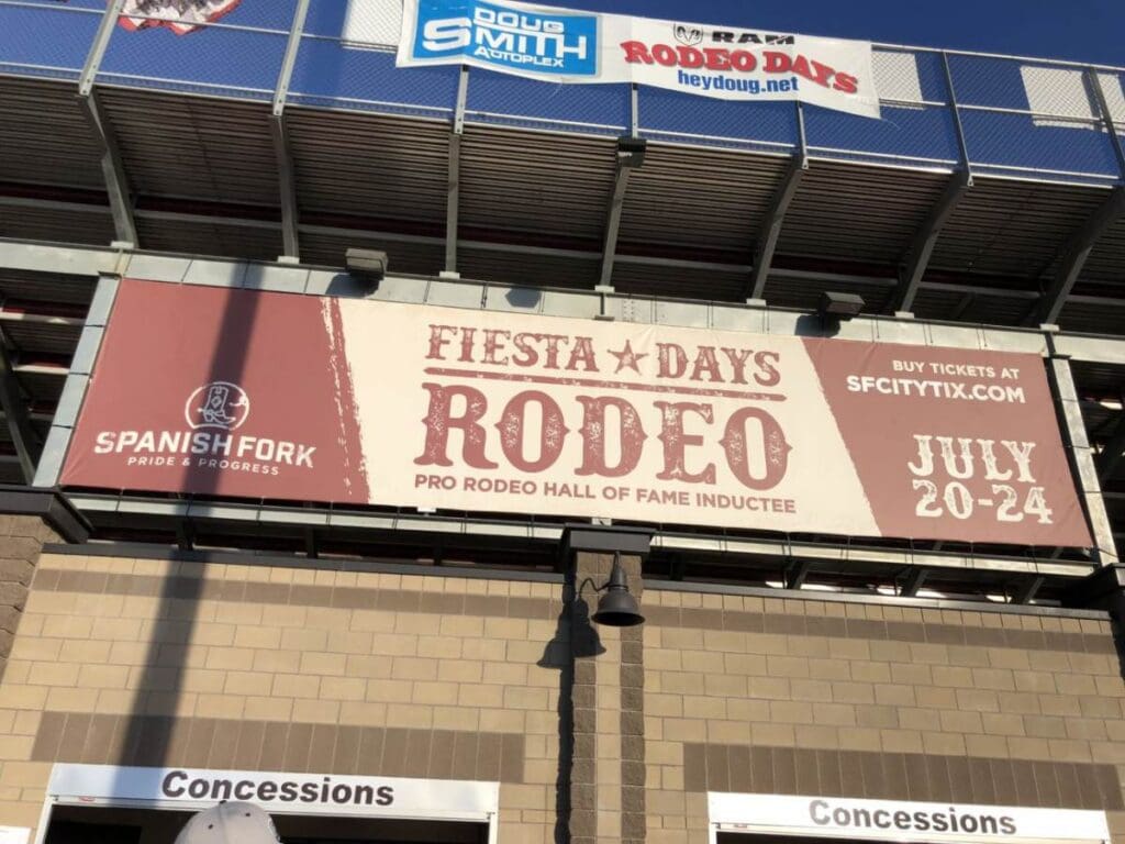 Rodeo Arena Banner.  CLN media