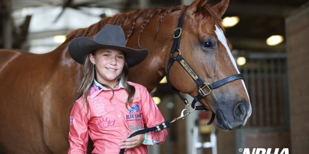 Youth with her horse NBHA