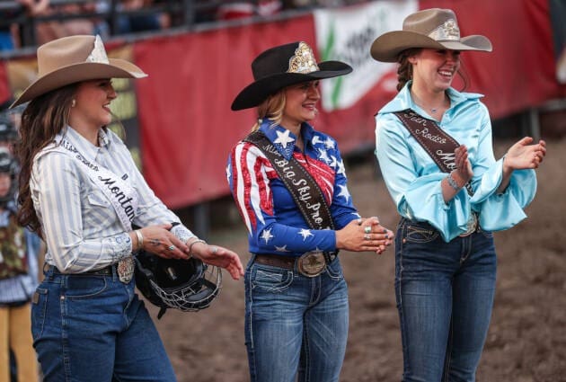 Rodeo Queens. 2024 Great Falls Perf 4. Photo by HRae