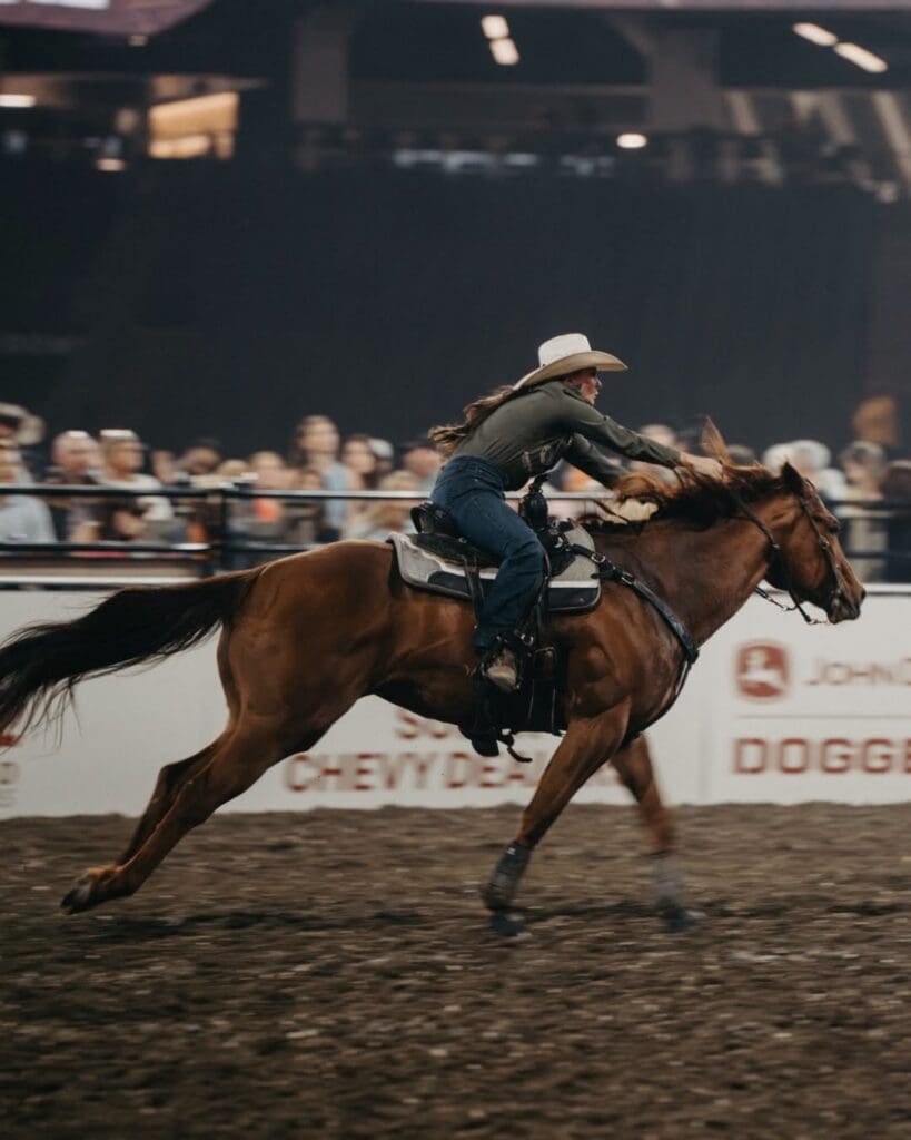 cowgirl at hondo rodeo fest