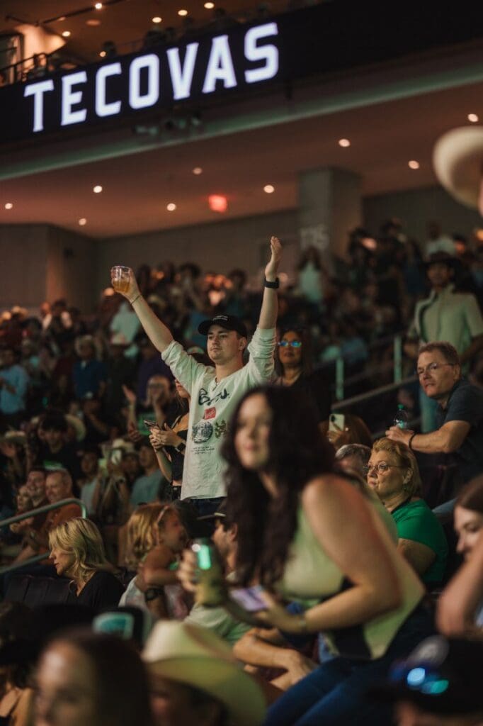 Cheering Fan.