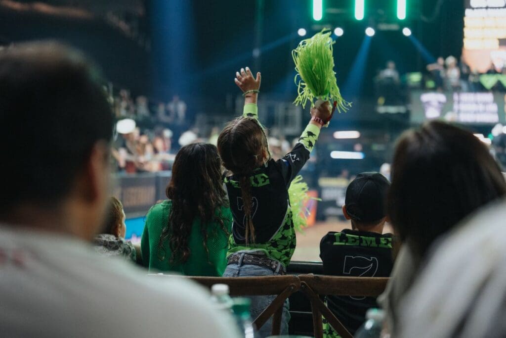 Young fan at 2025 Austin Gamblers Days.  photo credit:  Big Noise