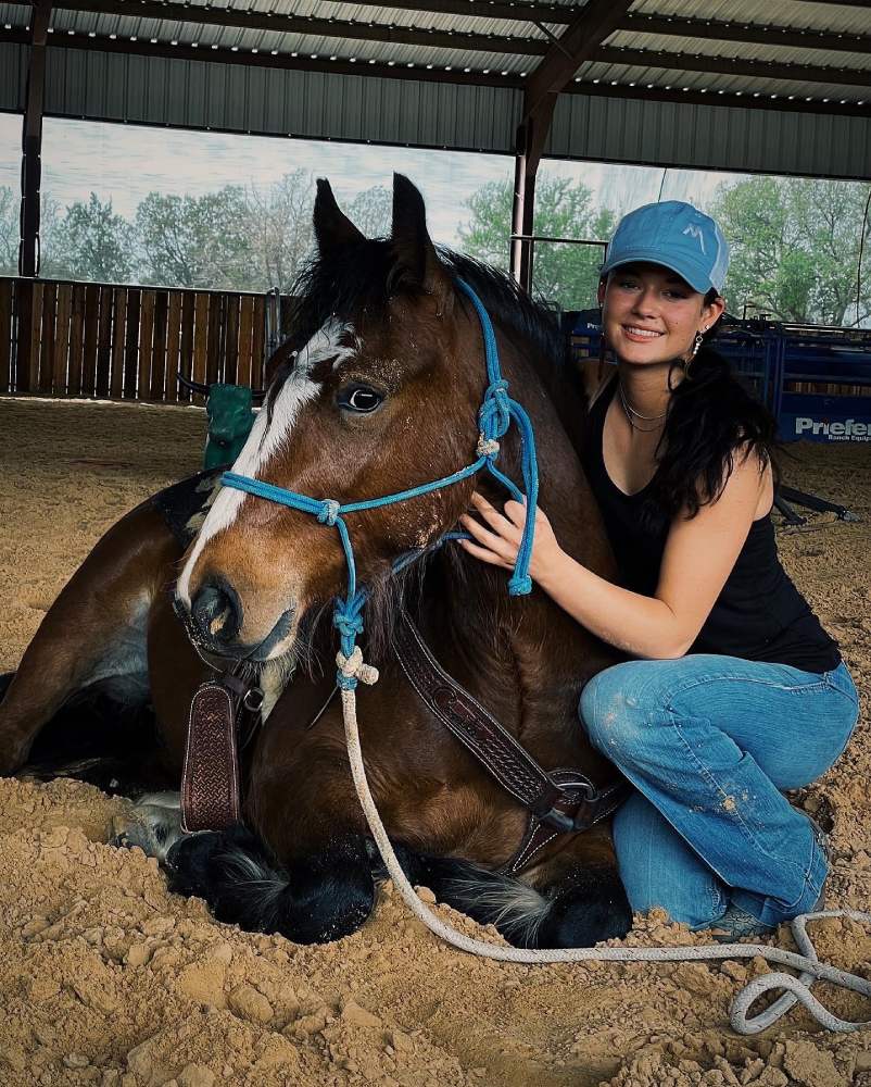 Jade Mitchell Breakaway Roper w Horse