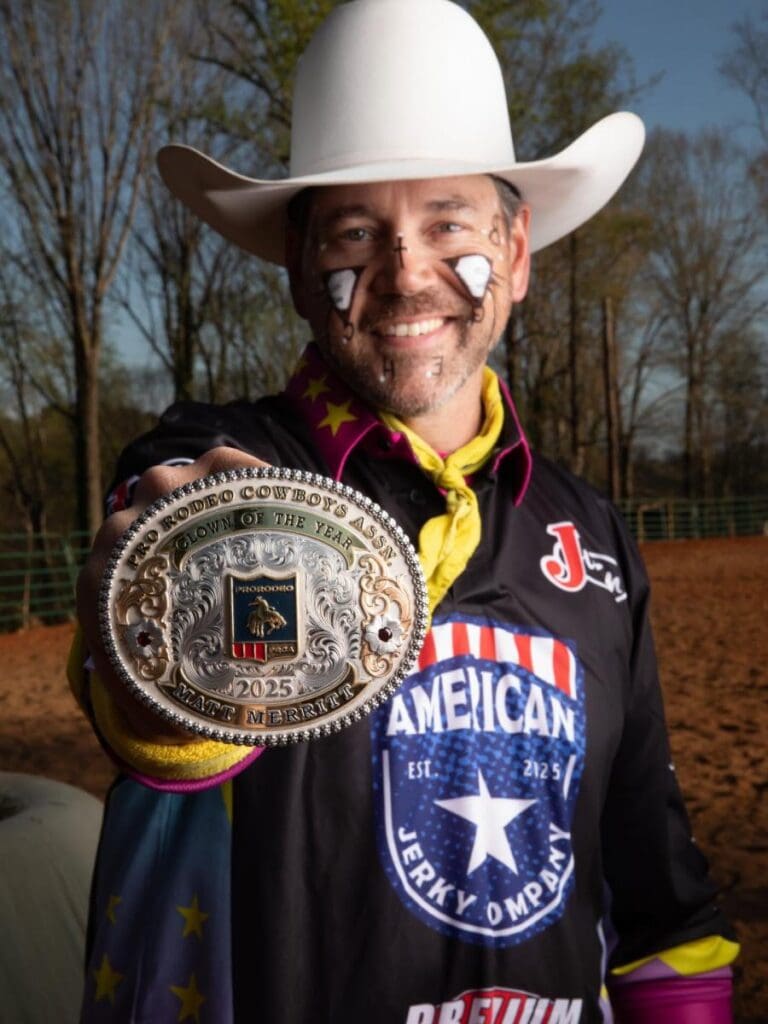 Matt Merritt 2025 Rodeo Clow of the Year