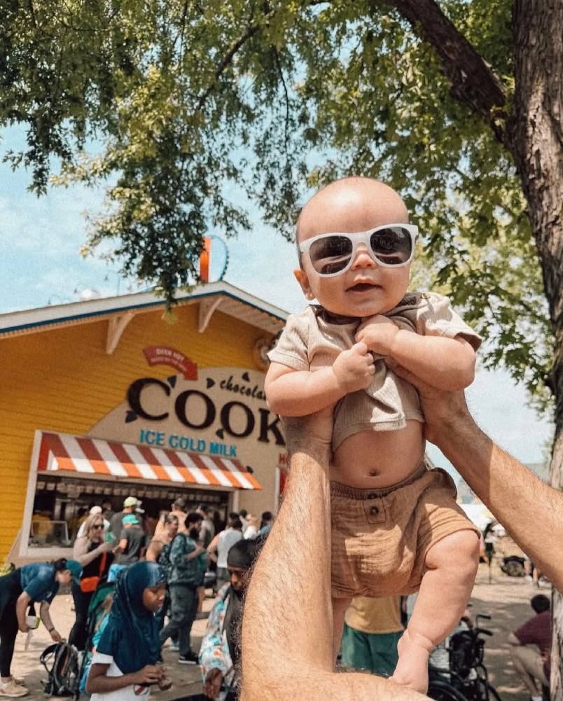 Young child at Minnesota State Fair