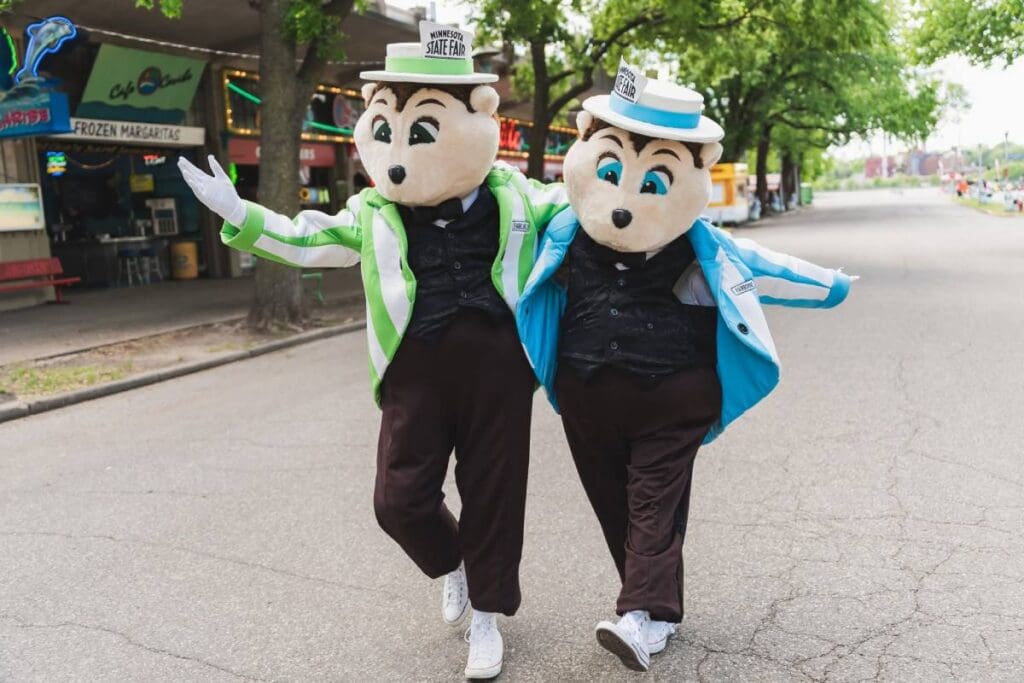 Minnesota State Fair Mascots.