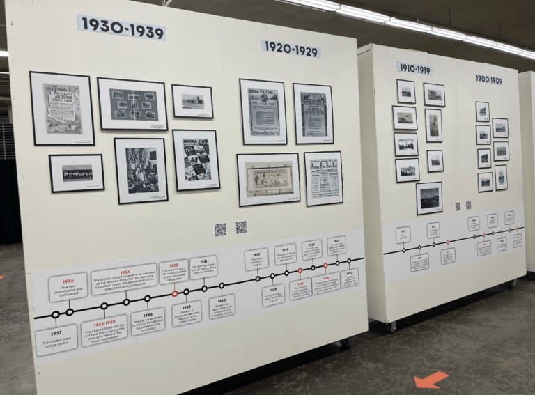 Exhibit hall display.  Photo from AZ State Fair website.